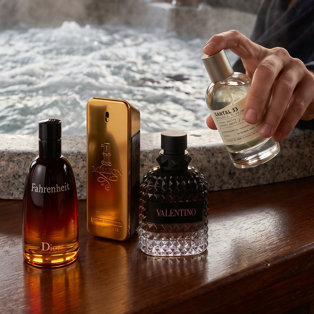 Fahrenheit, Onemillion, valentino, Santal33 TTK