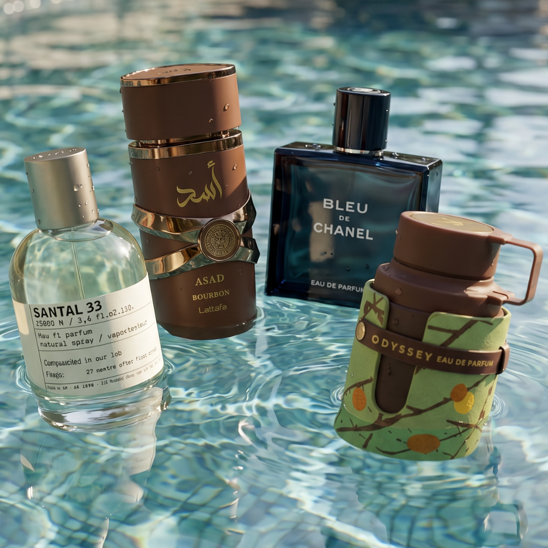 Bourbon,Blue, Dubai Chocolate, Santal 33 TTK